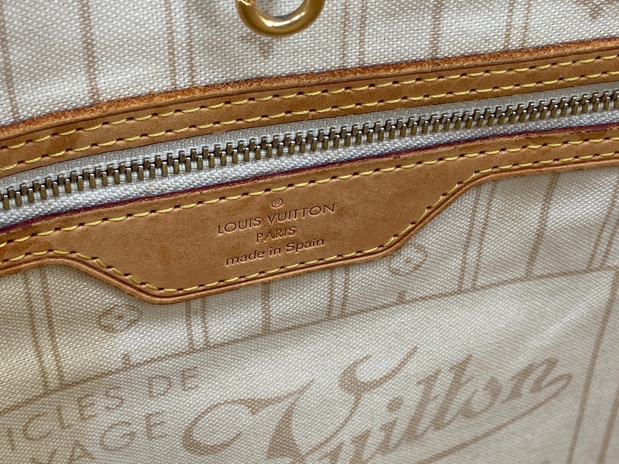 Louis Vuitton Neverfull MM Damier Azur Canvas