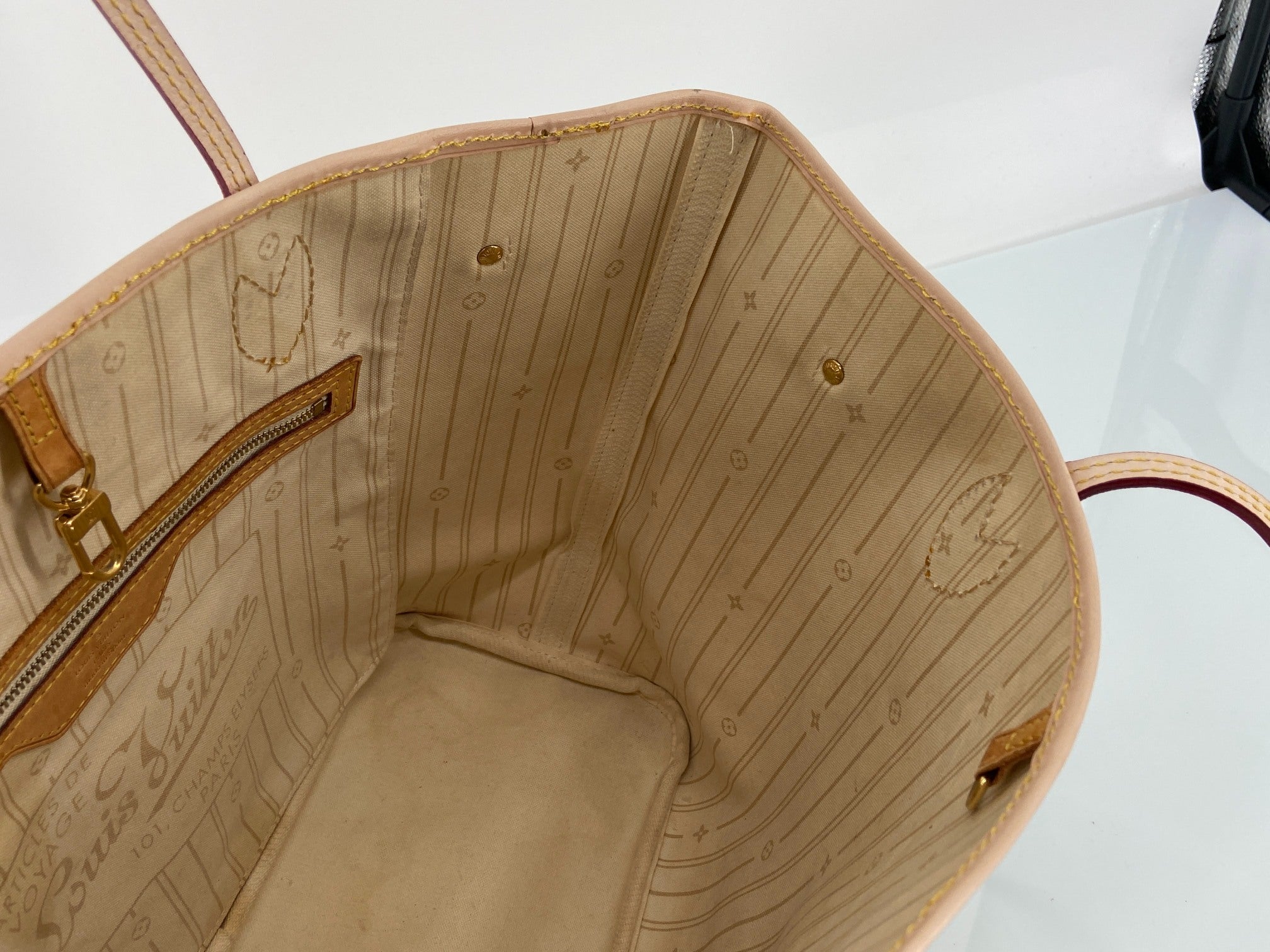 Louis Vuitton Neverfull MM Damier Azur Canvas