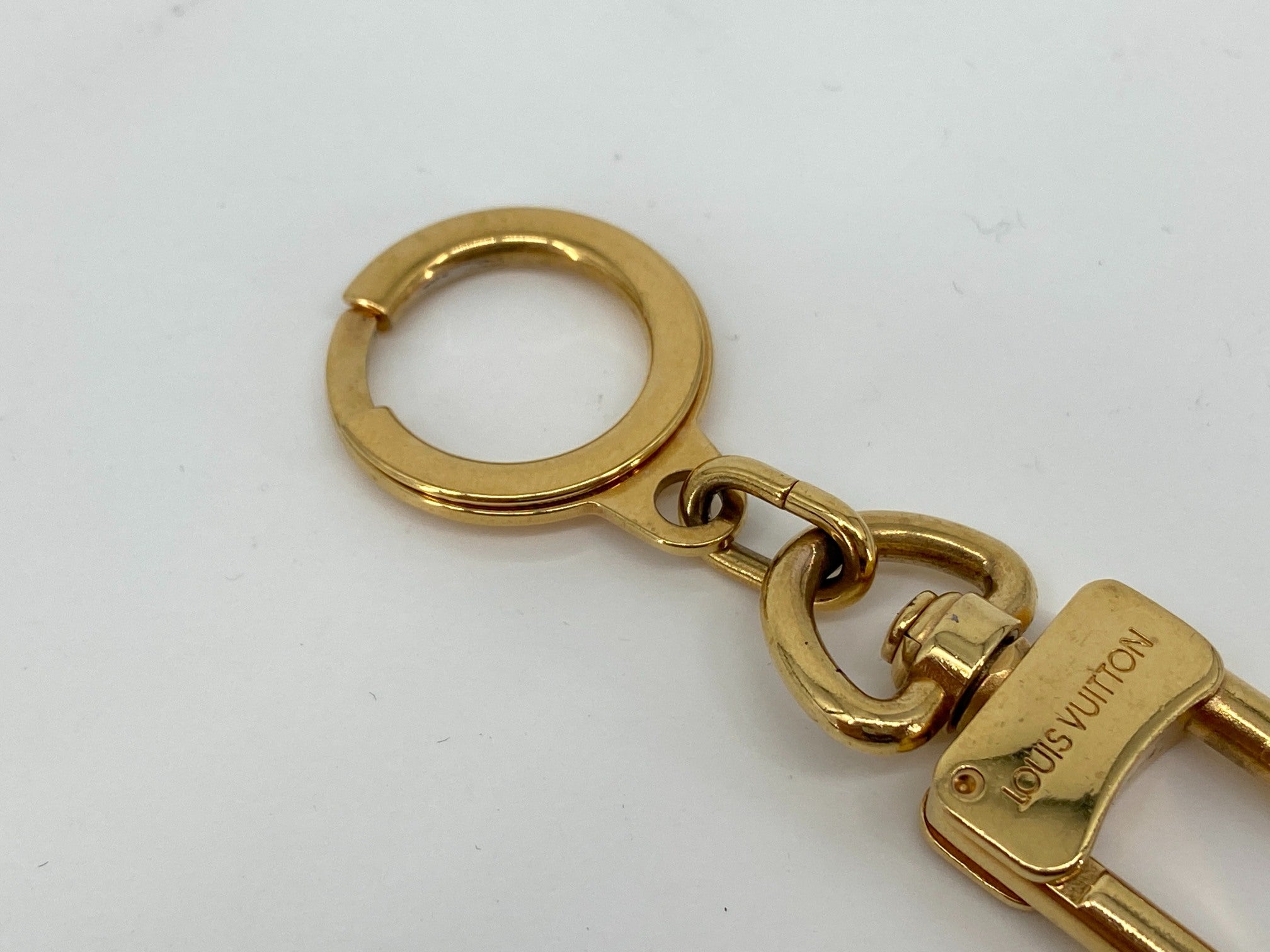 Louis Vuitton Porte Cles Bolt Gold Tone