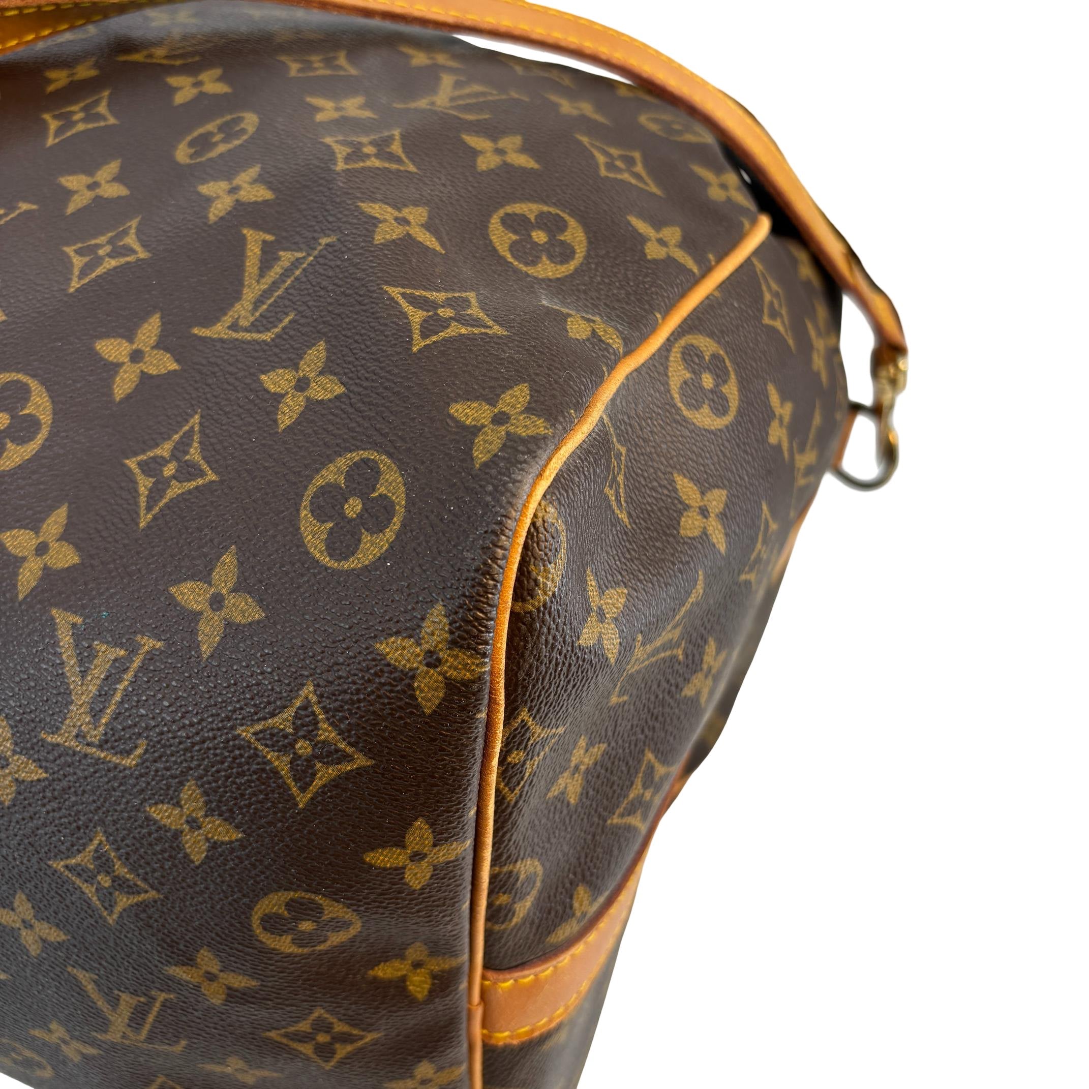 Louis Vuitton Keepall 60 Bandoulière Braun Monogram Canvas