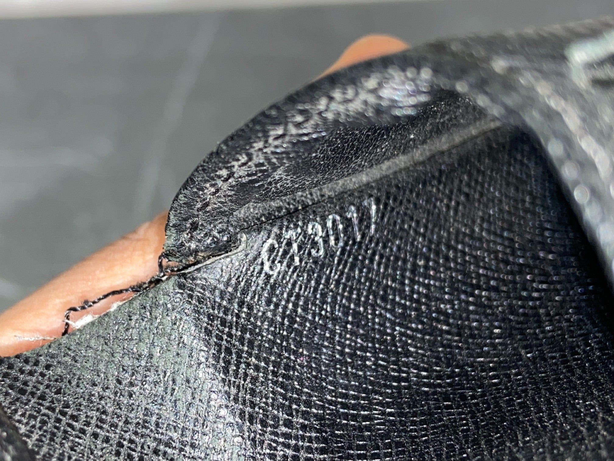 Louis Vuitton Bifold Wallet Black Taiga Leather