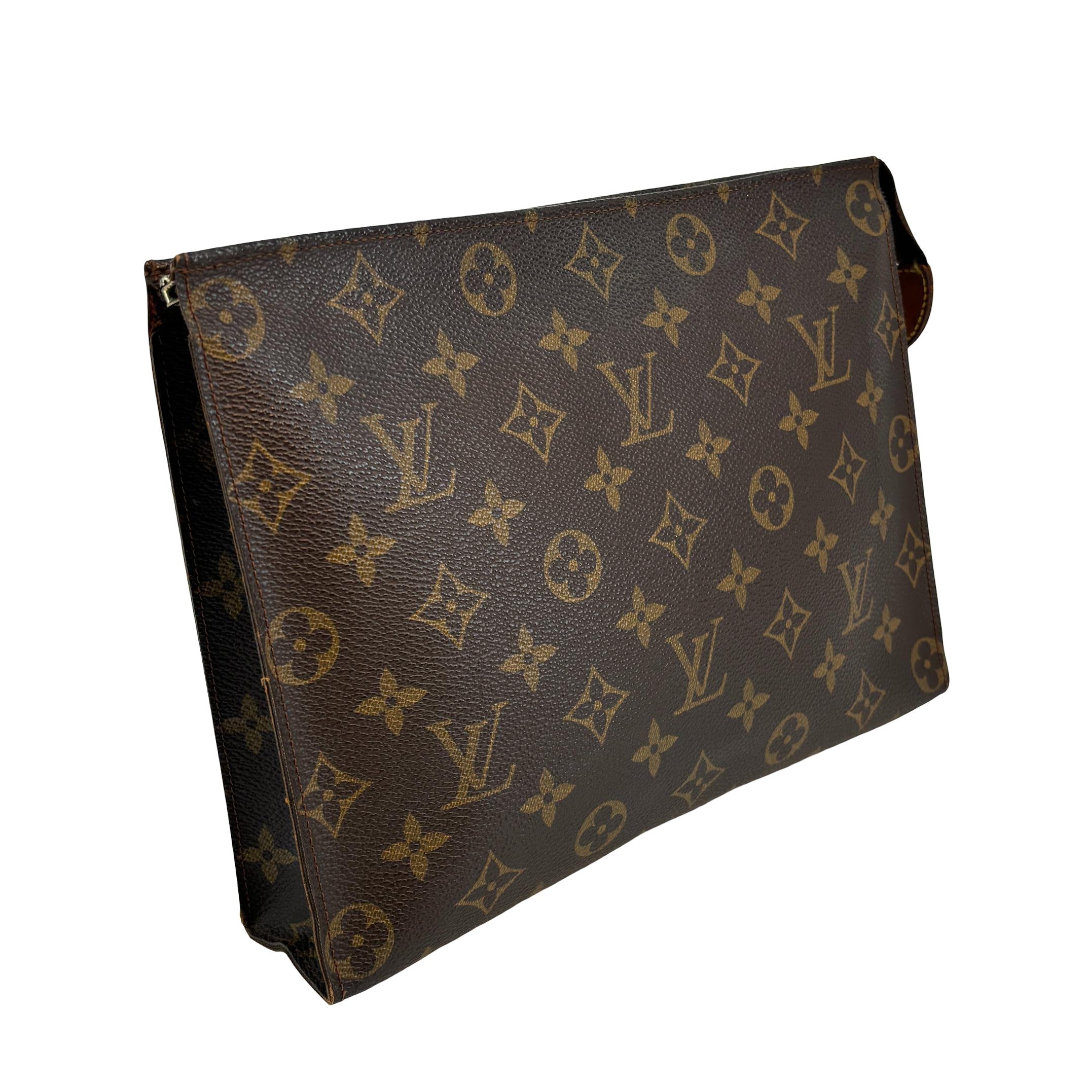 Louis Vuitton Poche Toilette 26 Brown Monogram Canvas