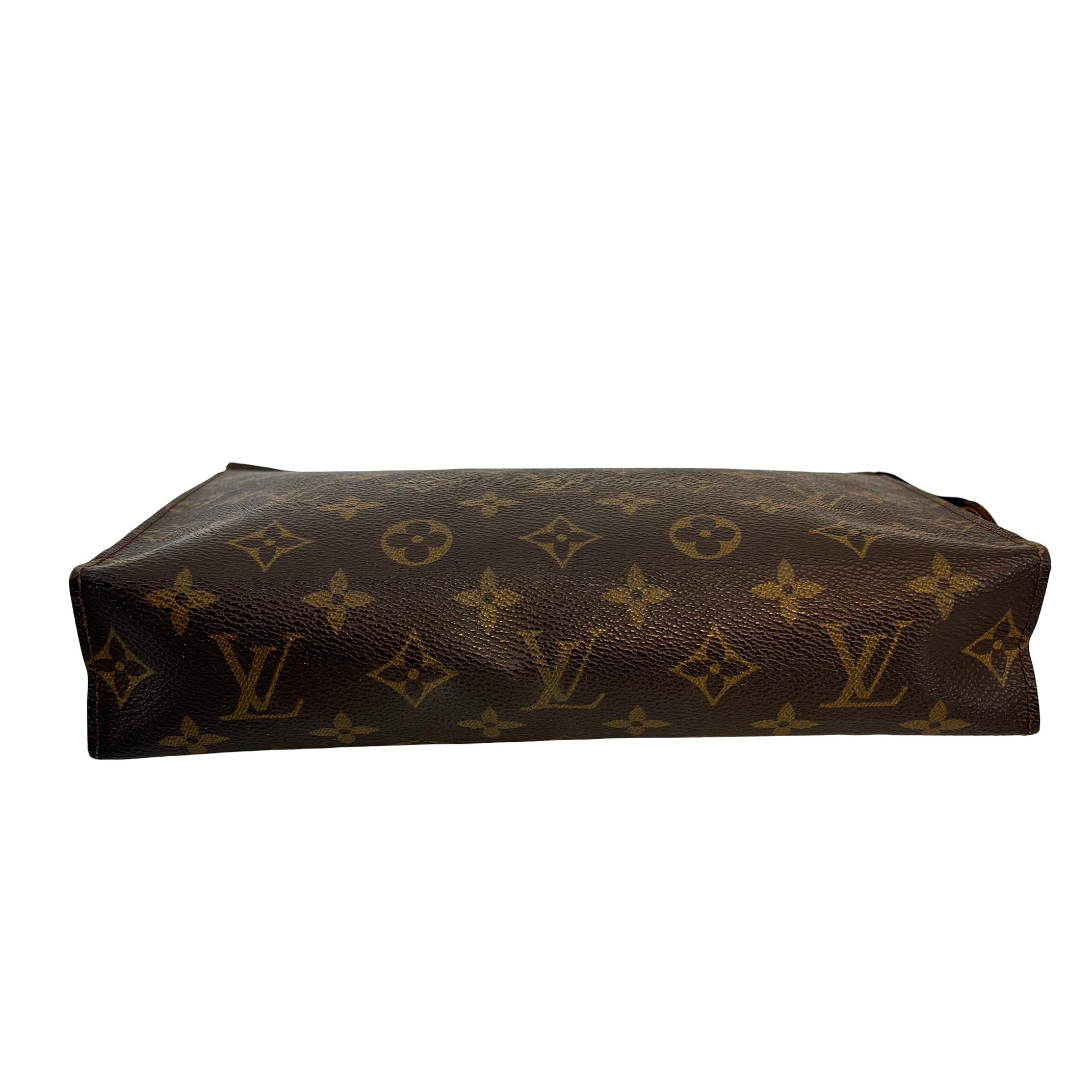 Louis Vuitton Poche Toilette 26 Brown Monogram Canvas