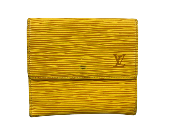 Louis Vuitton Elise Wallet Black Epi Leather