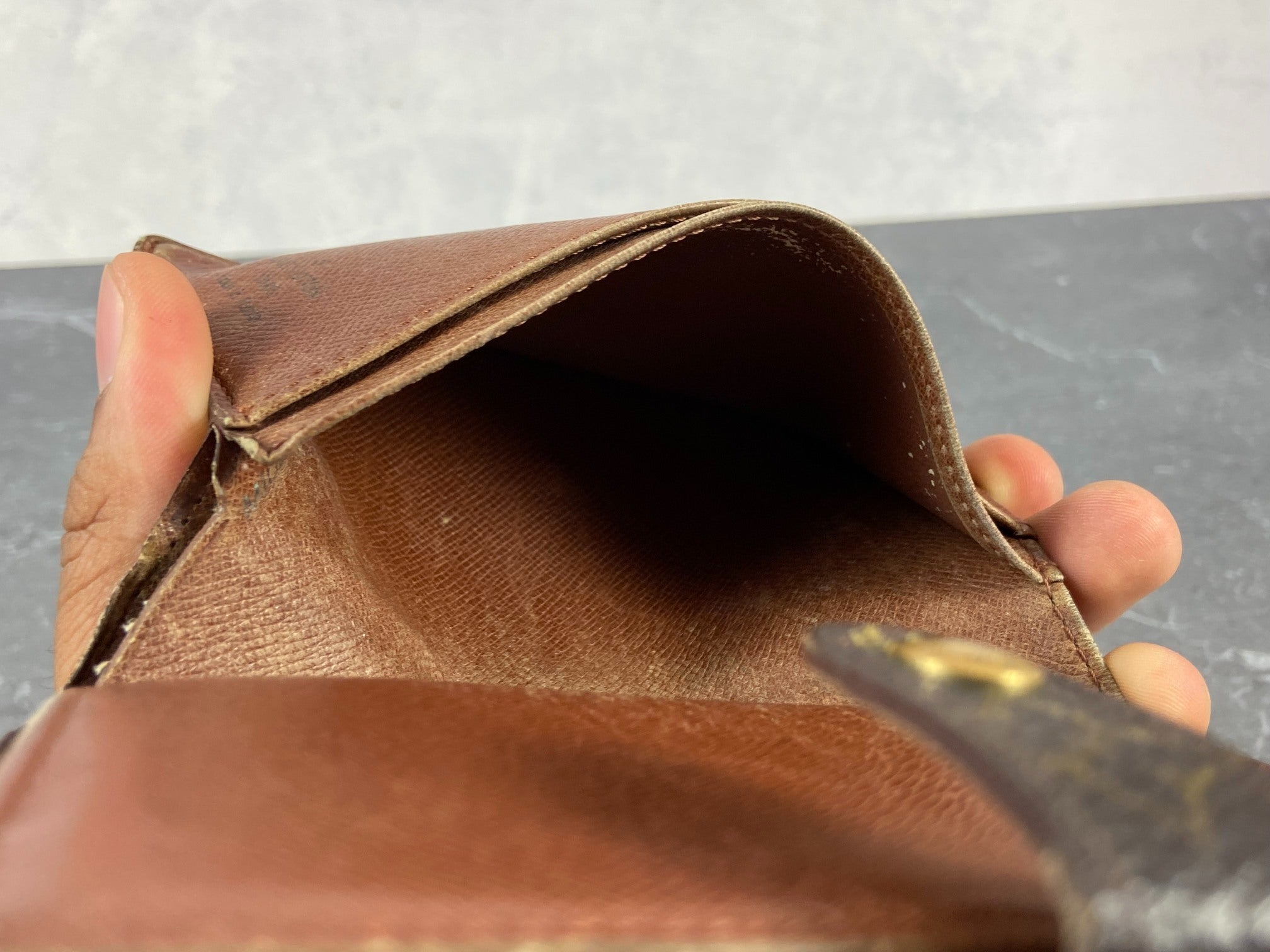 Louis Vuitton French Compact Wallet Monogram Canvas