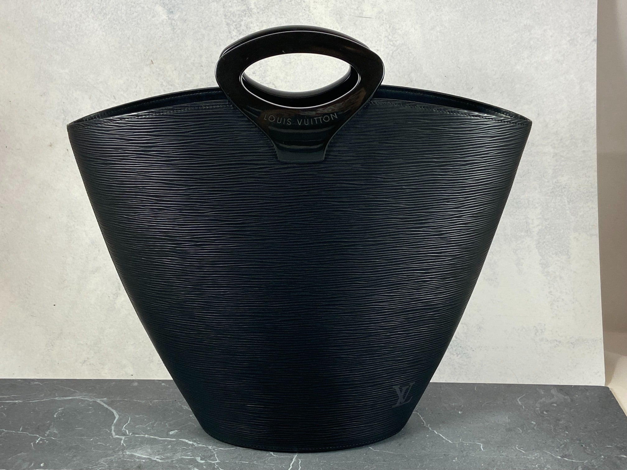 Louis Vuitton Noctambule Handbag Black Epi Leather