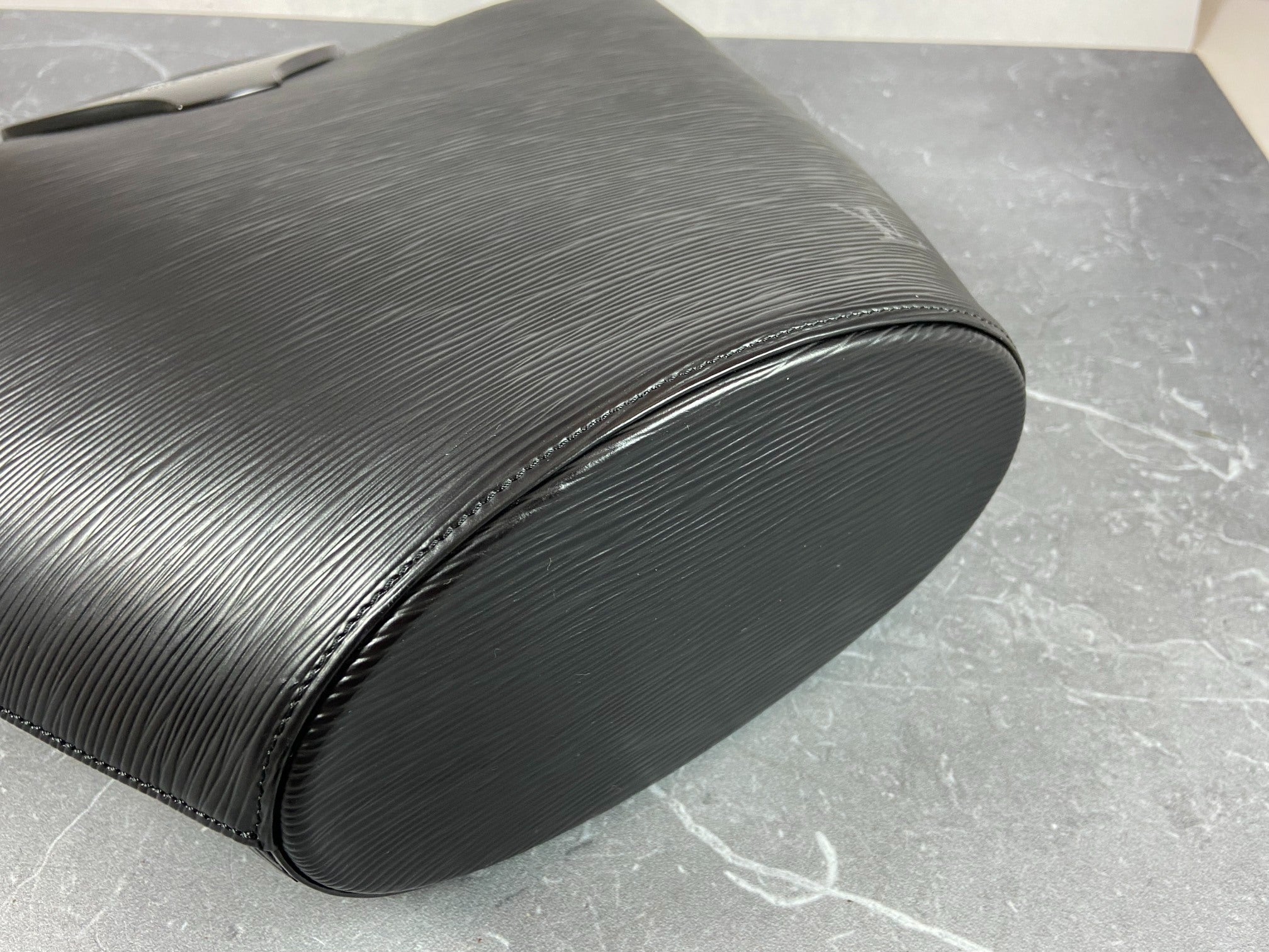 Louis Vuitton Noctambule Handbag Black Epi Leather