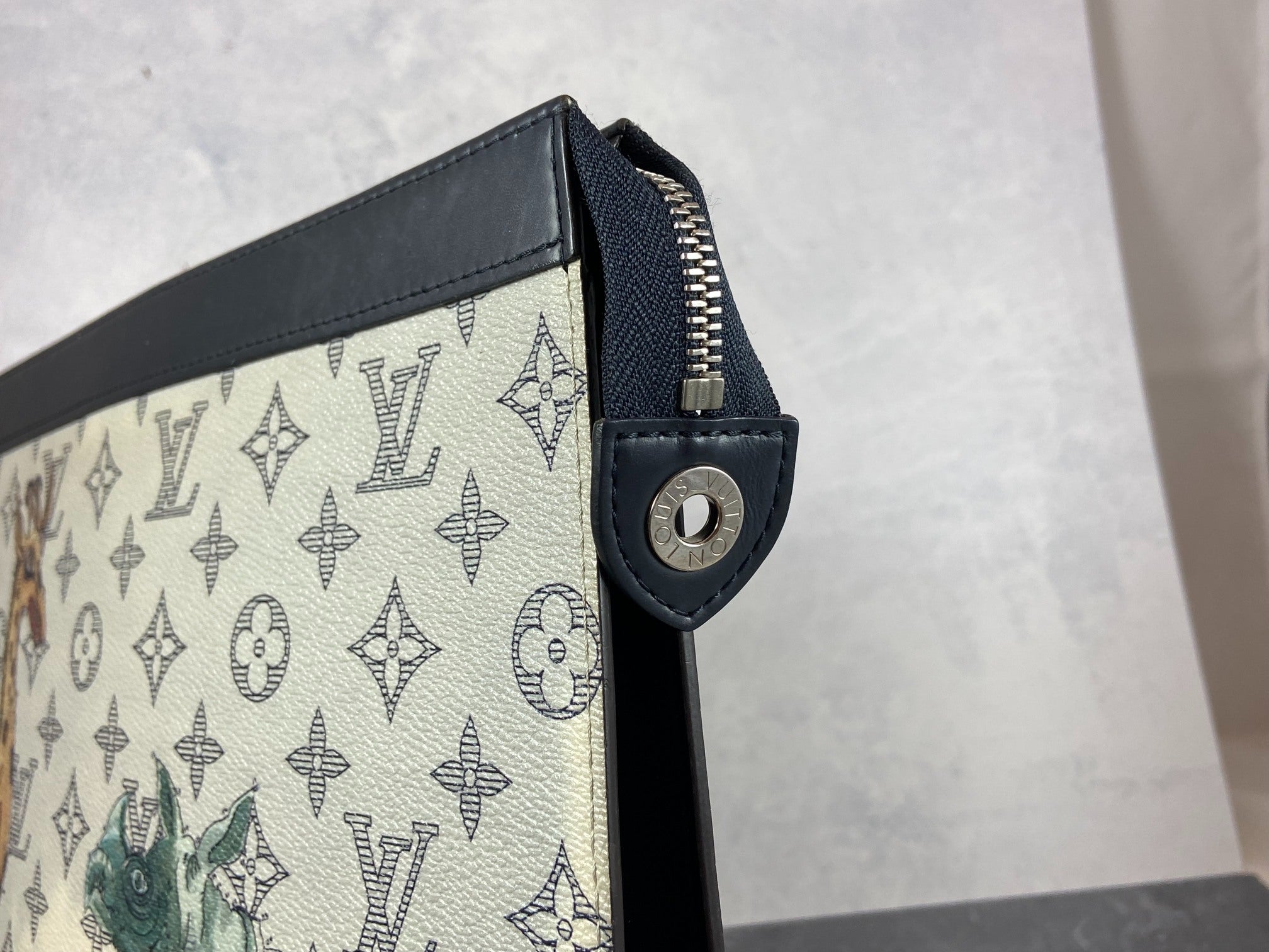 Louis Vuitton Savane Dune Chapman Monogram Pochette Voyage GM