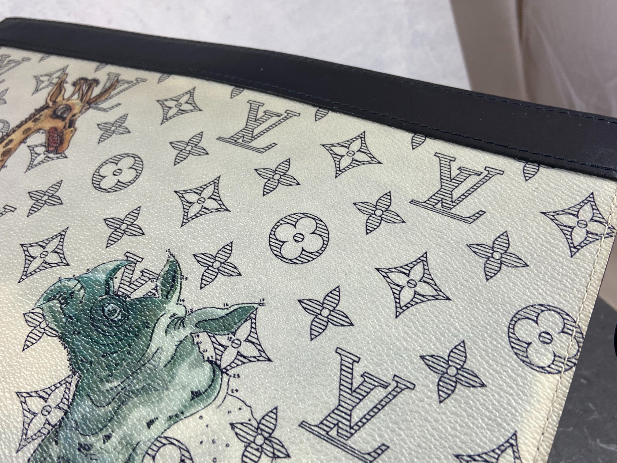 Louis Vuitton Savane Dune Chapman Monogram Pochette Voyage GM