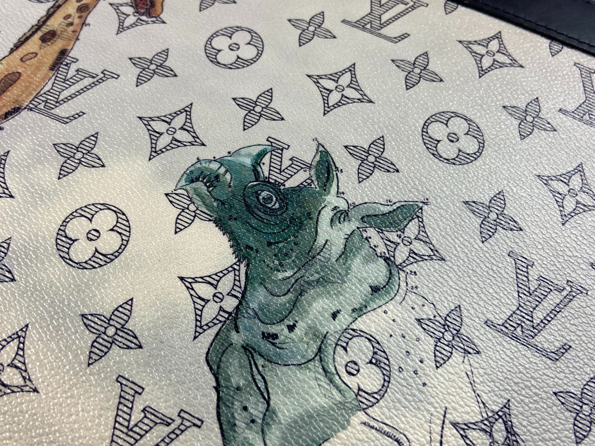 Louis Vuitton Savane Dune Chapman Monogram Pochette Voyage GM