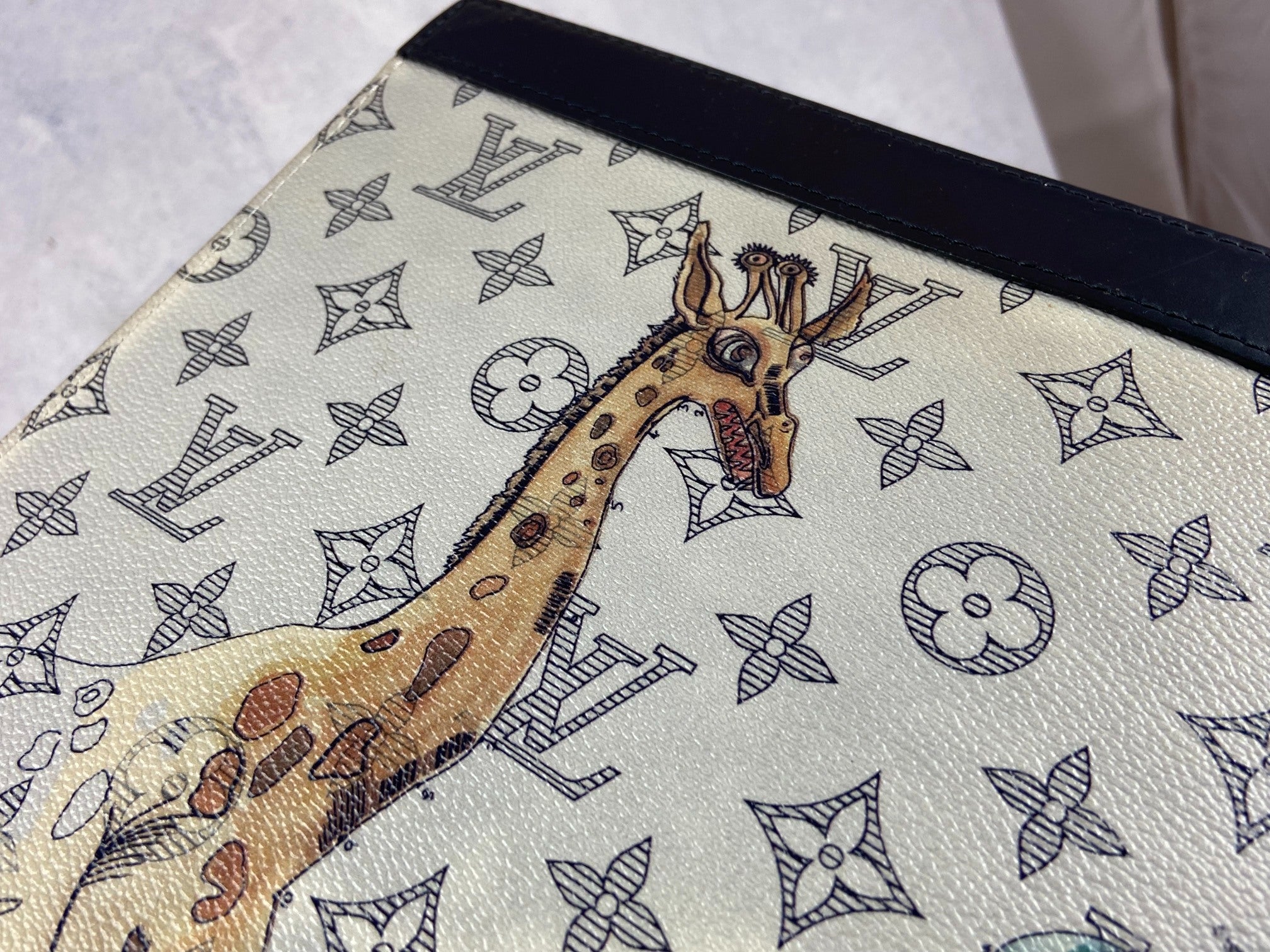 Louis Vuitton Savane Dune Chapman Monogram Pochette Voyage GM