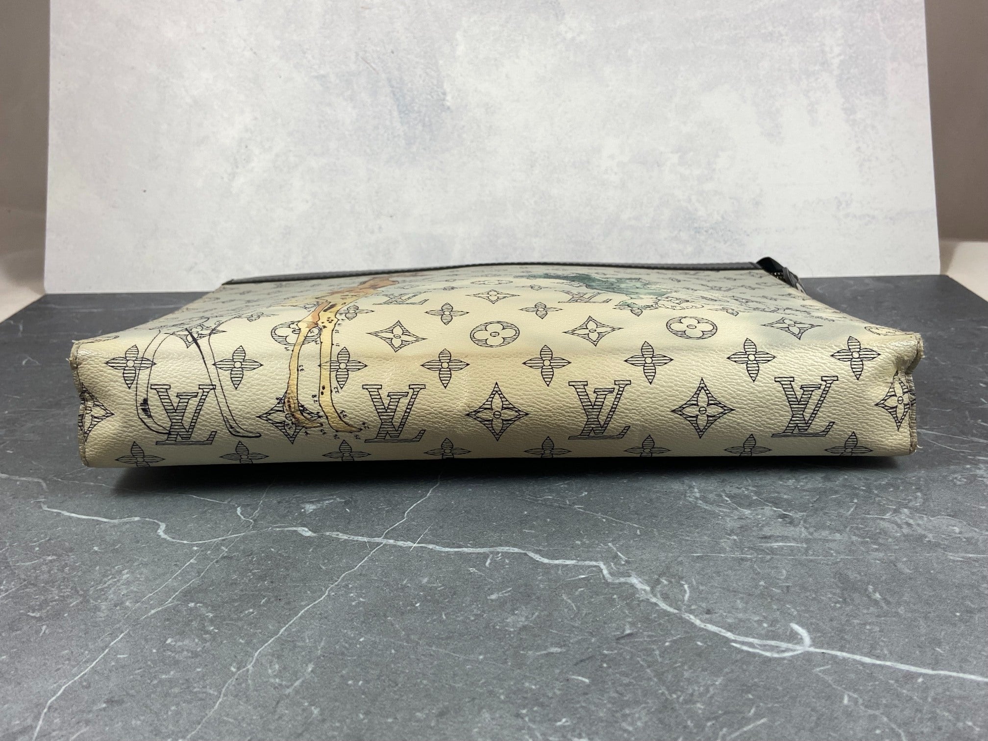 Louis Vuitton Savane Dune Chapman Monogram Pochette Voyage GM