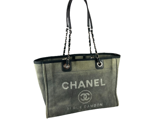 Chanel Deauville Hand / Tote Bag Black