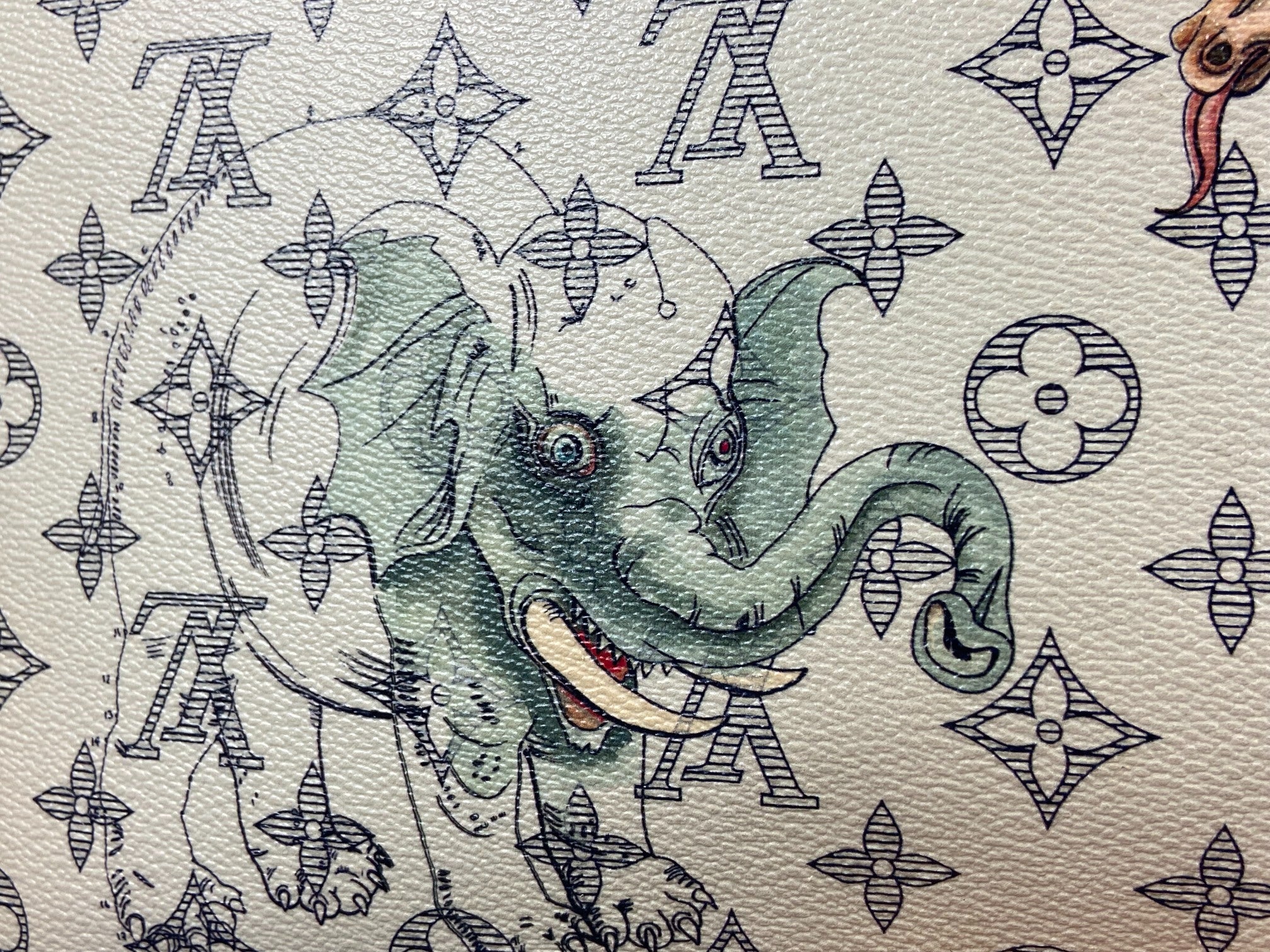 Louis Vuitton Savane Dune Chapman Monogram Pochette Voyage GM