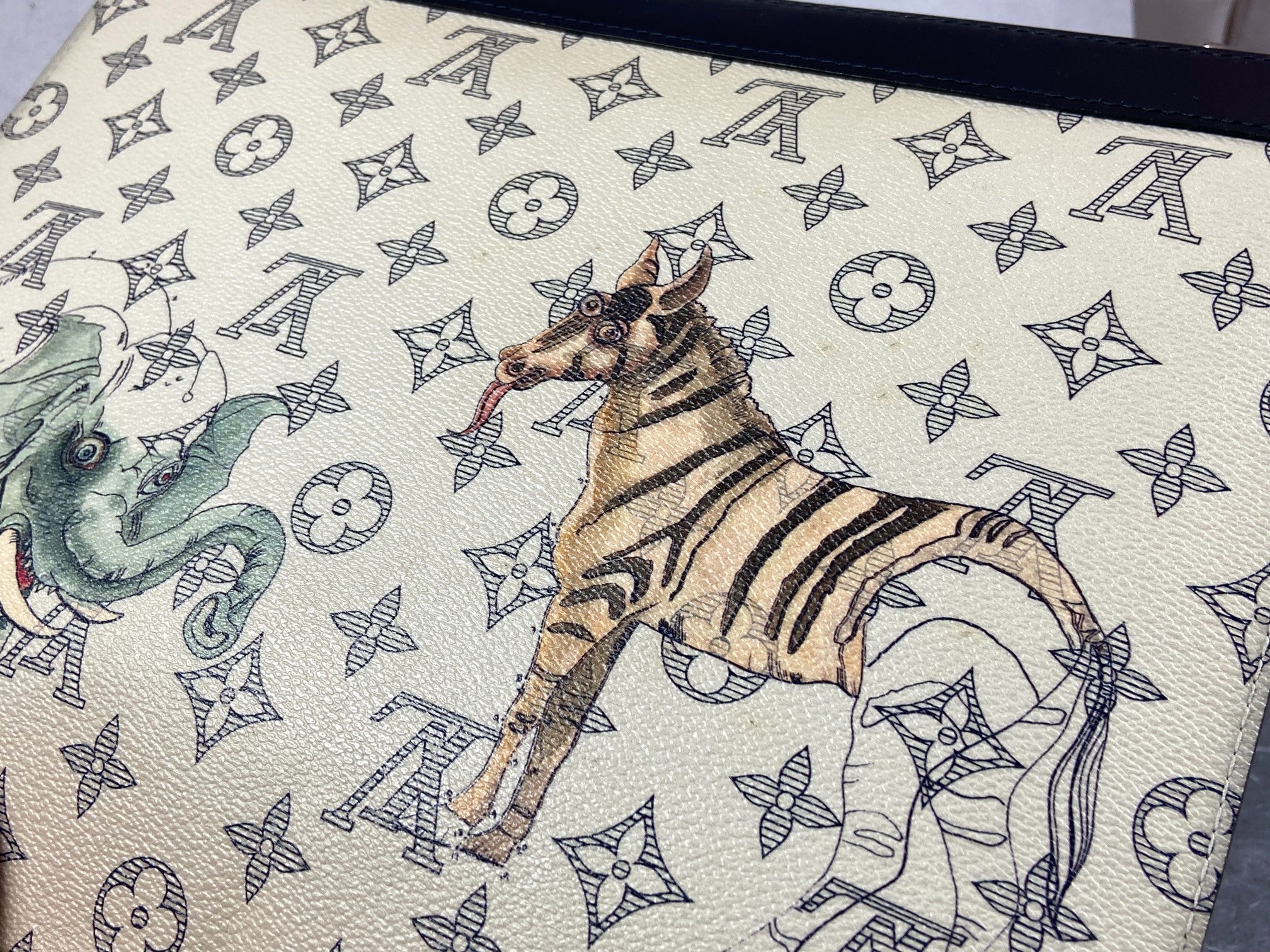 Louis Vuitton Savane Dune Chapman Monogram Pochette Voyage GM