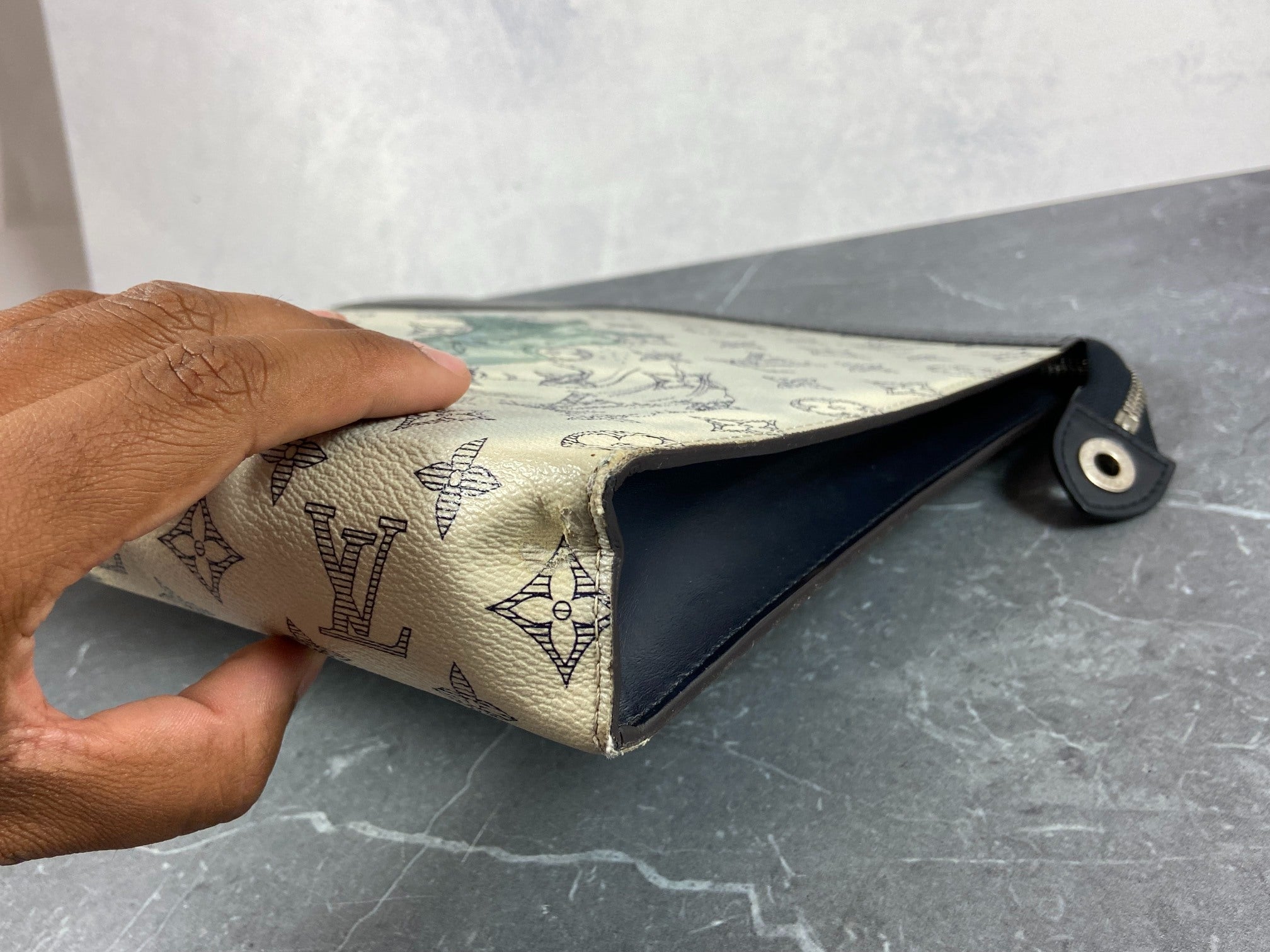 Louis Vuitton Savane Dune Chapman Monogram Pochette Voyage GM