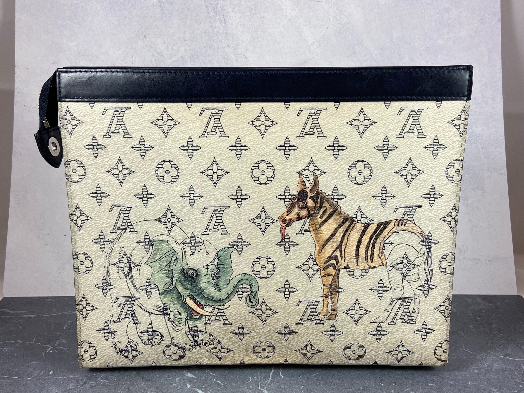 Louis Vuitton Savane Dune Chapman Monogram Pochette Voyage GM