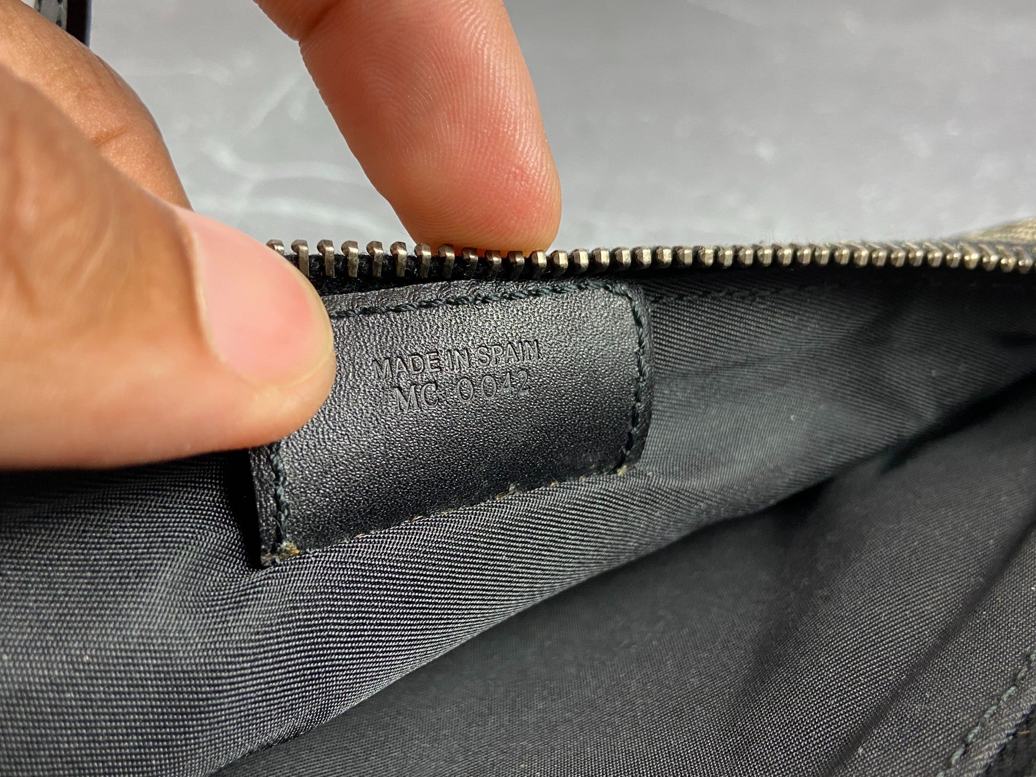 Christian Dior Saddle Pochette / Mini / Hobo Bag Black Trotter Monogram