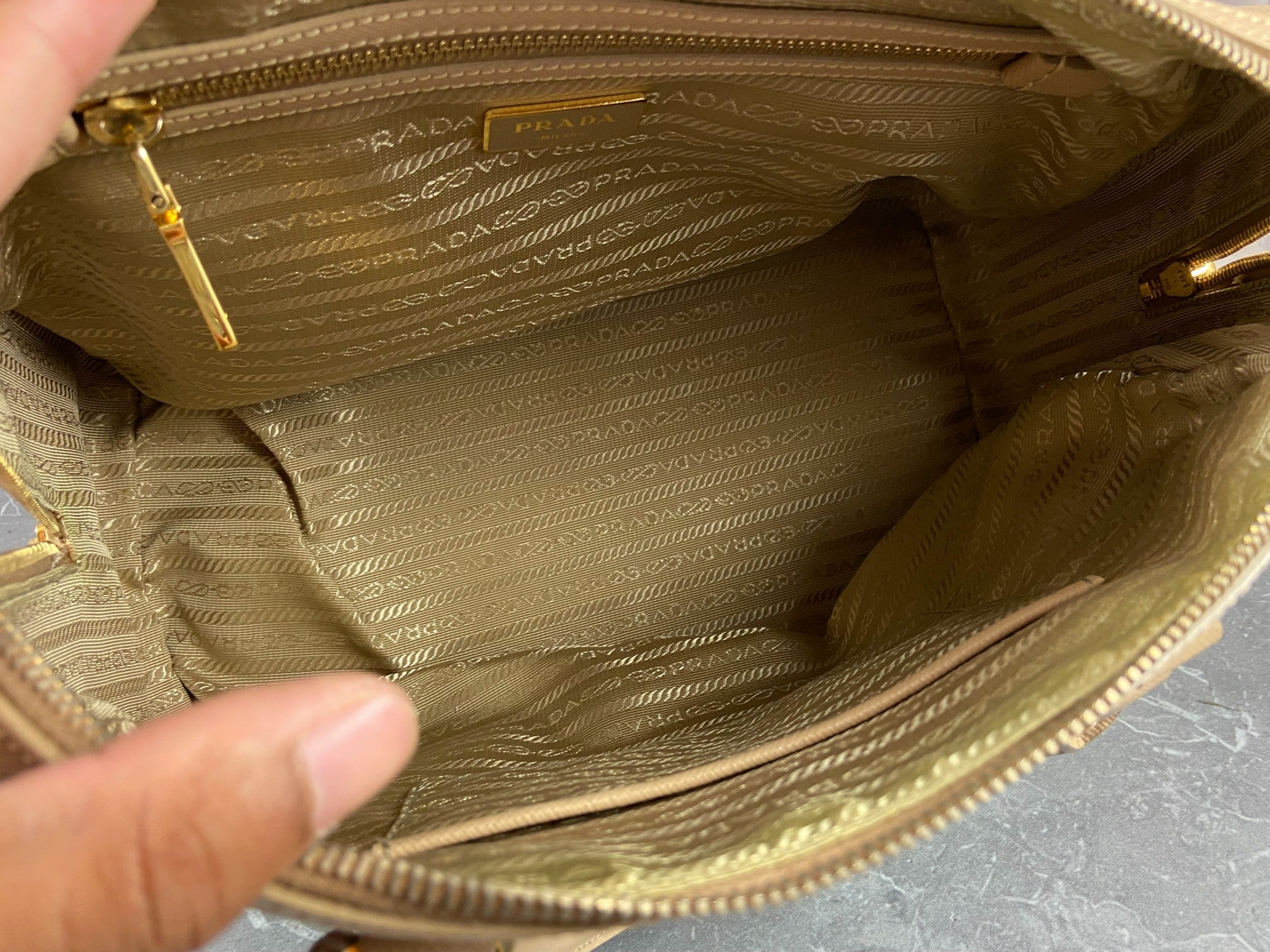 Prada Saffiano Lux Bauletto Bag Black