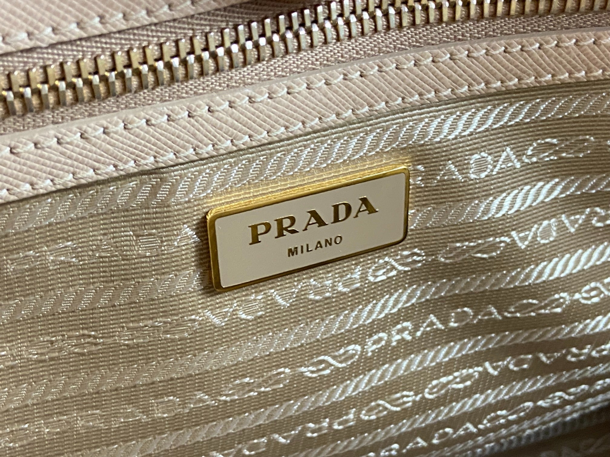 Prada Saffiano Lux Bauletto Bag Black