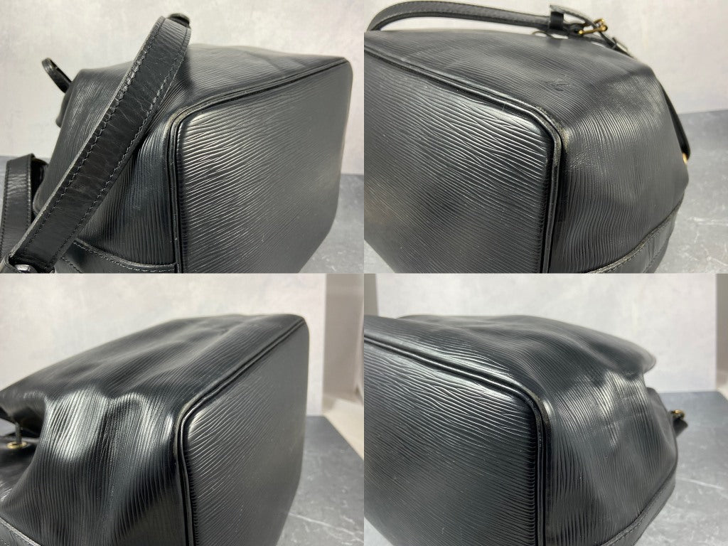 Louis Vuitton Sac Noé Petit Black Epi Leather