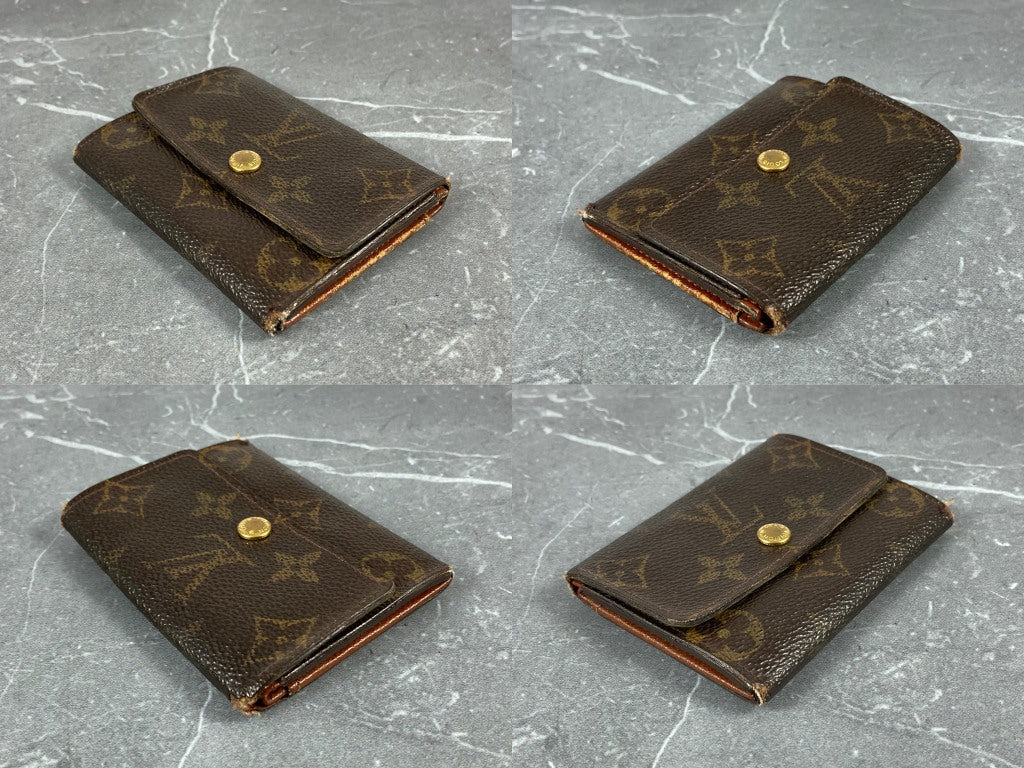 Louis Vuitton Small Wallet / Card Case Monogram Canvas