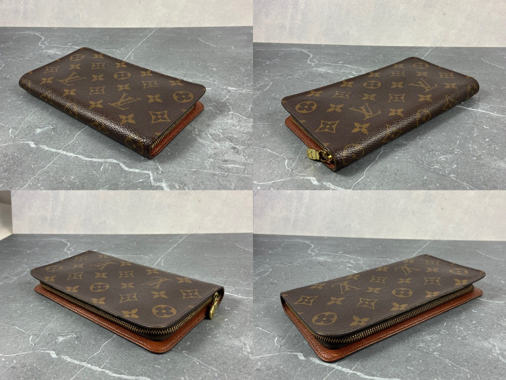 Louis Vuitton Monogram Canvas Zippy Wallet