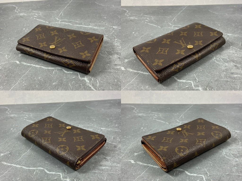 Louis Vuitton Porte-Monnaie Tresor Monogram Canvas