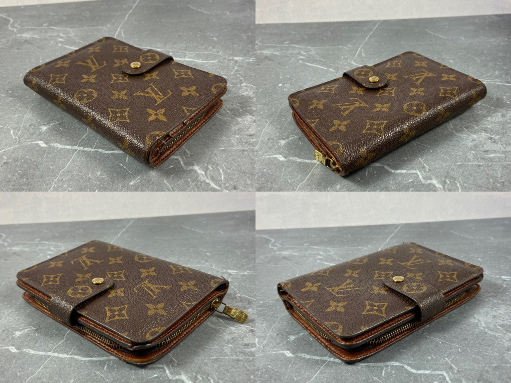 Louis Vuitton Porto Paper Zip Wallet Monogram Canvas