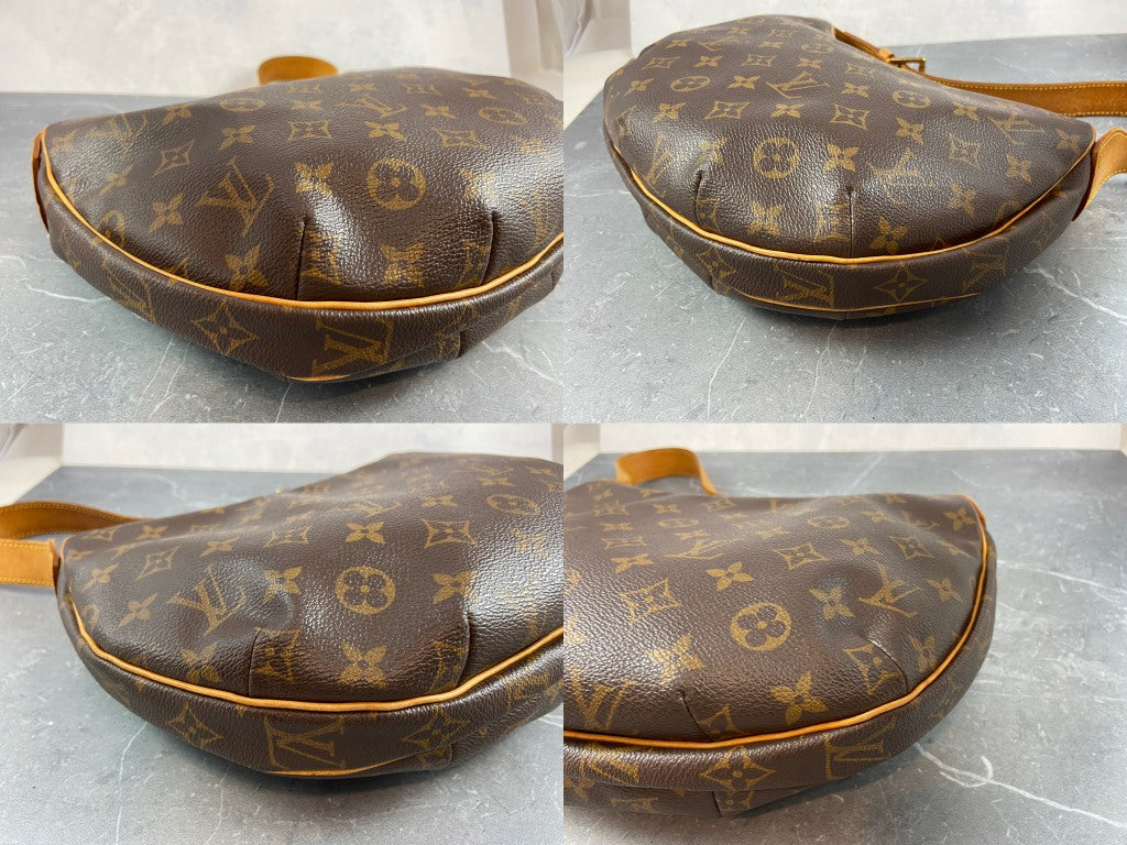 Louis Vuitton Croissant MM Hobo Bag Monogram Canvas