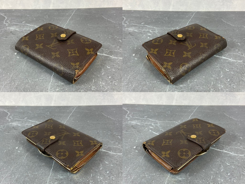 Louis Vuitton French Compact Wallet Monogram Canvas