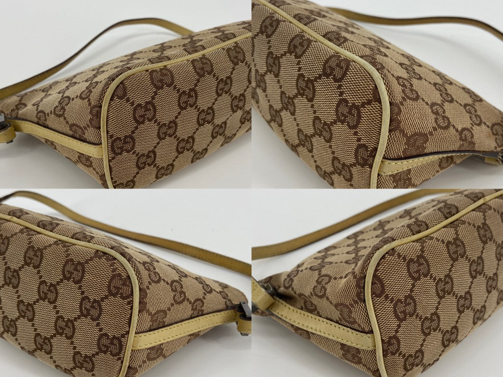 Gucci Banana Boat Accessory Pouch Beige GG Monogram