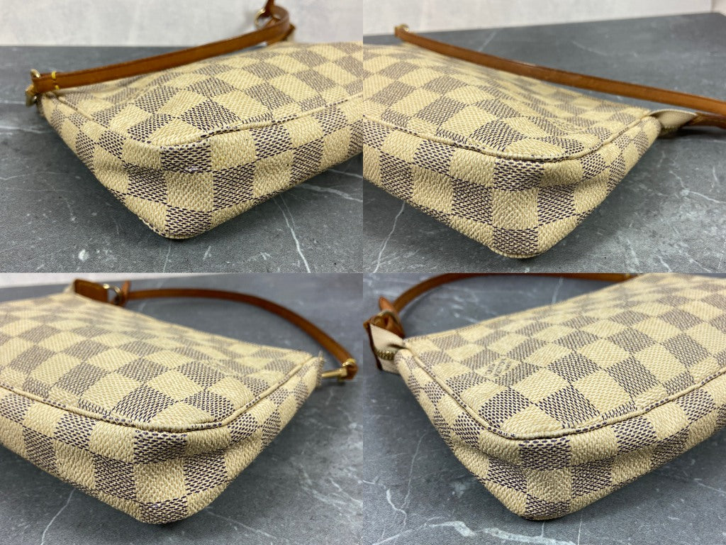 Louis Vuitton Pochette Accessoires Damier Azur Canvas