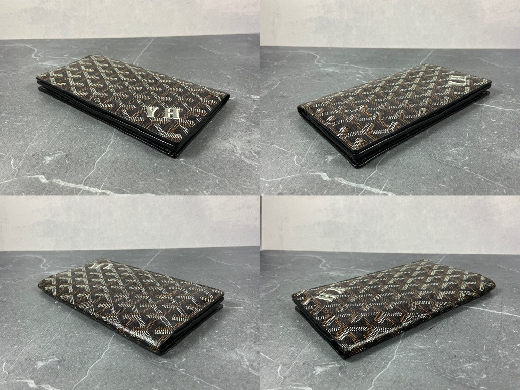 Goyard Richelieu Wallet Black Monogram