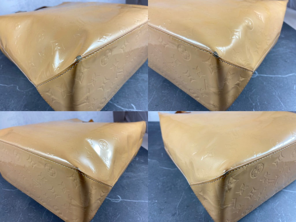 Louis Vuitton Reade MM Beige Vernis Leather