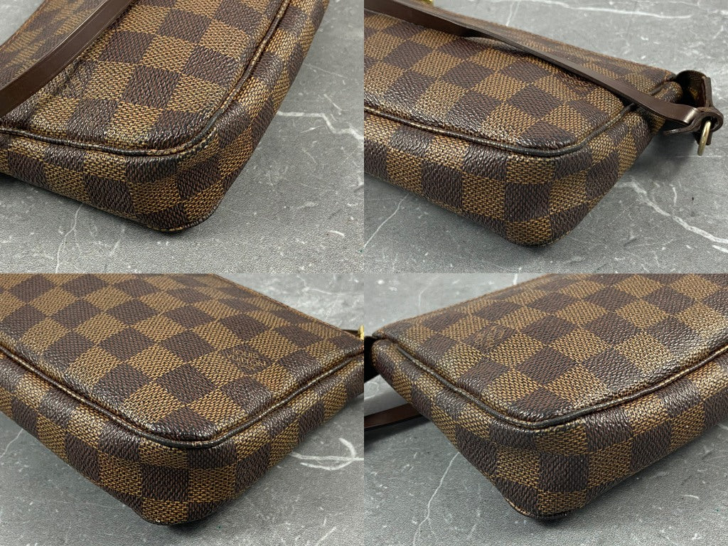 Louis Vuitton Pochette Accessoires Damier Ebene Canvas