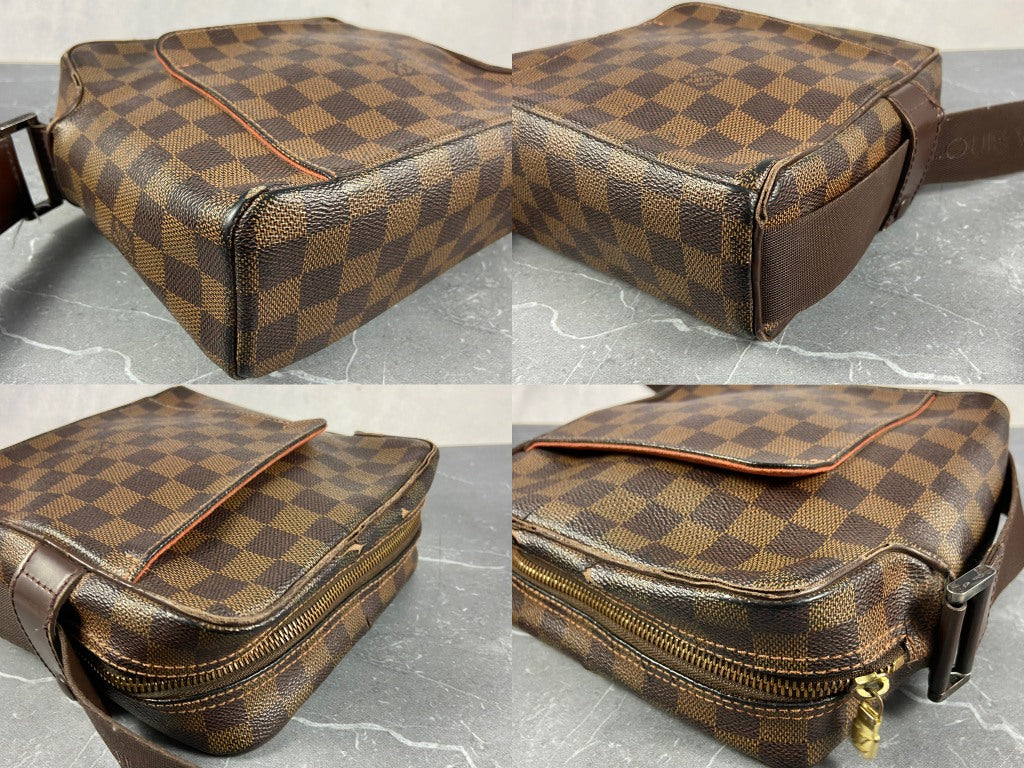 Louis Vuitton Olav PM Messenger Bag Damier Ebene Canvas