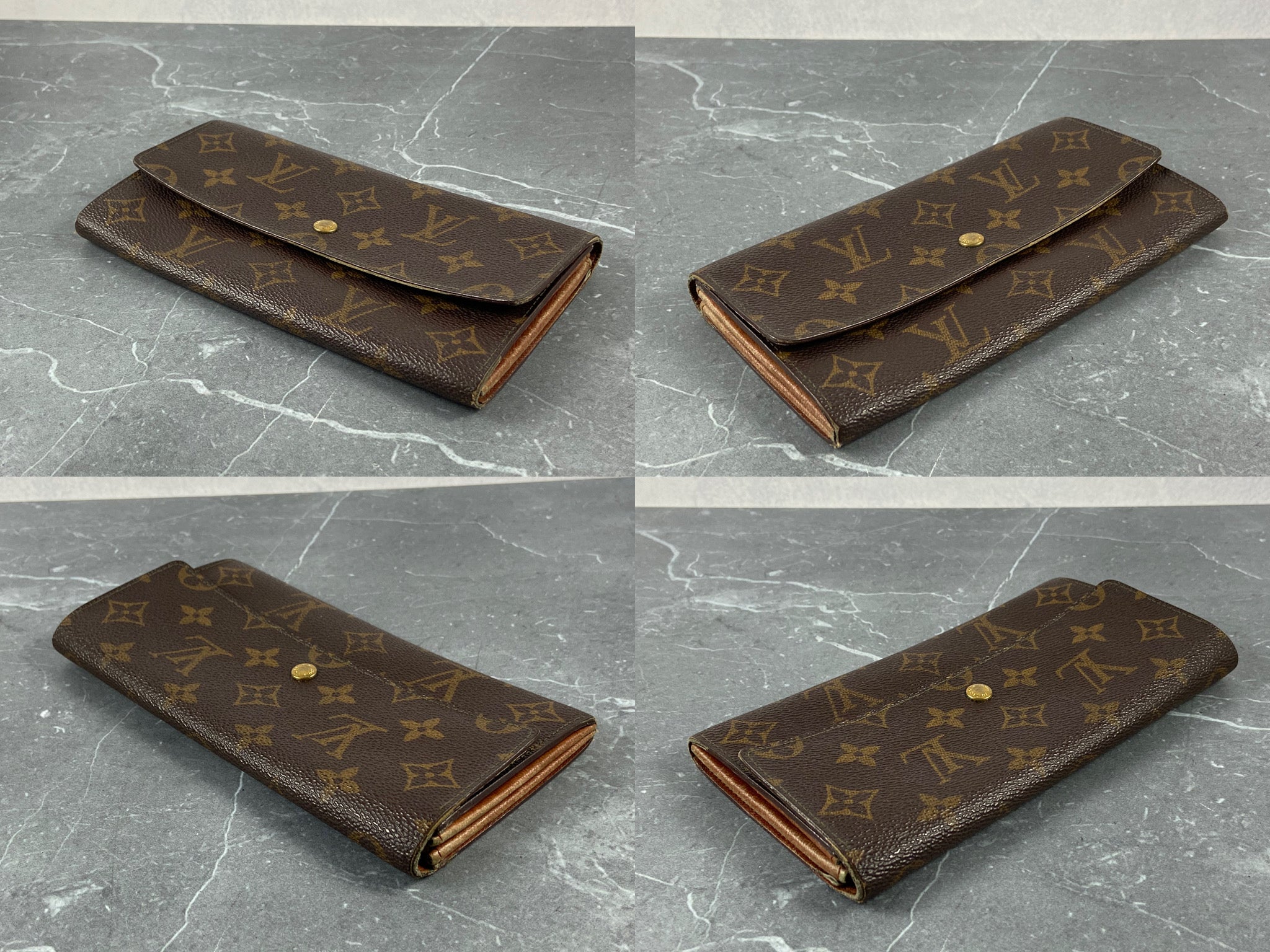 Louis Vuitton Sarah Wallet Monogram Canvas