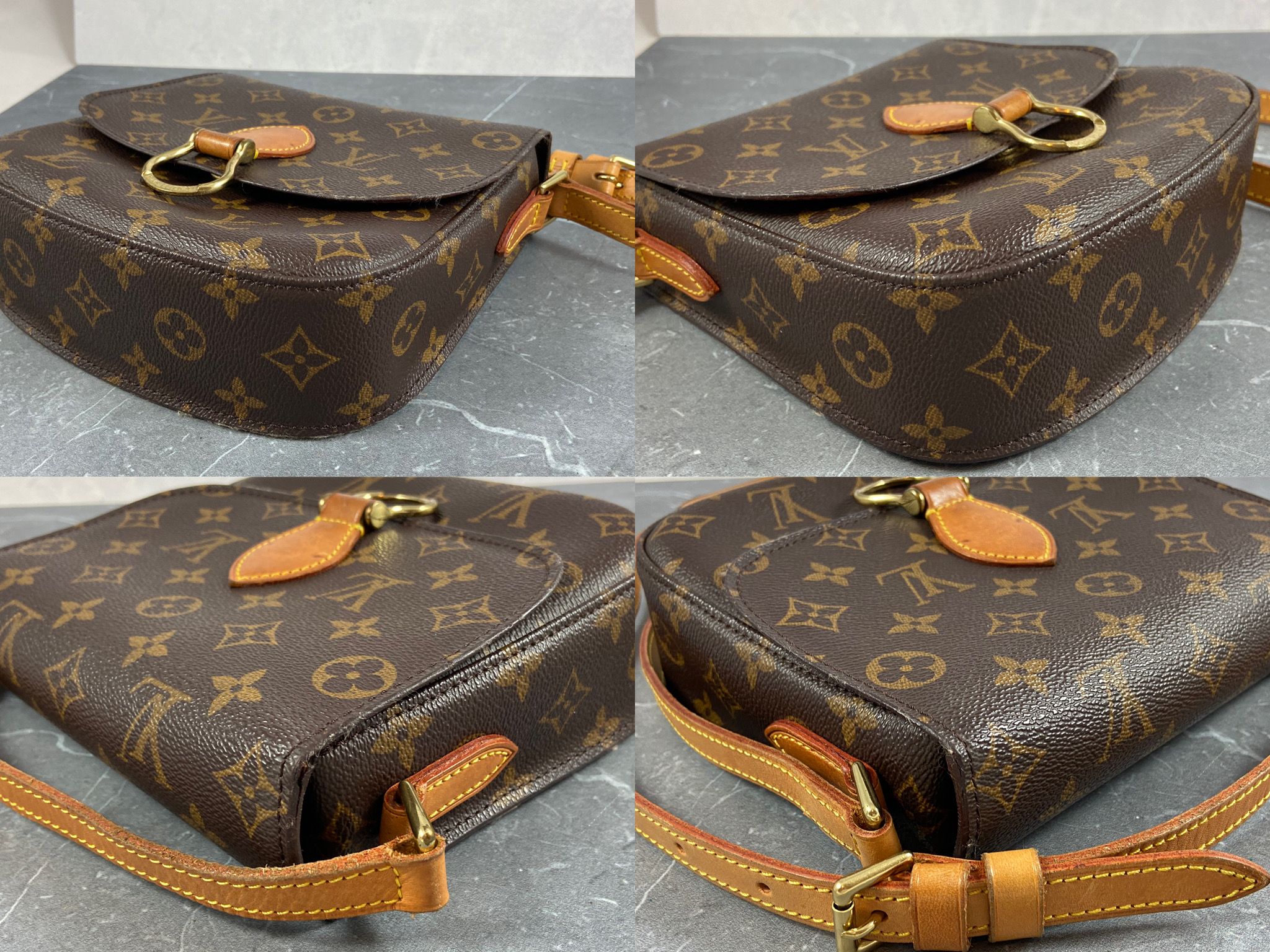 Louis Vuitton Saint Cloud PM Shoulder Bag Monogram Canvas