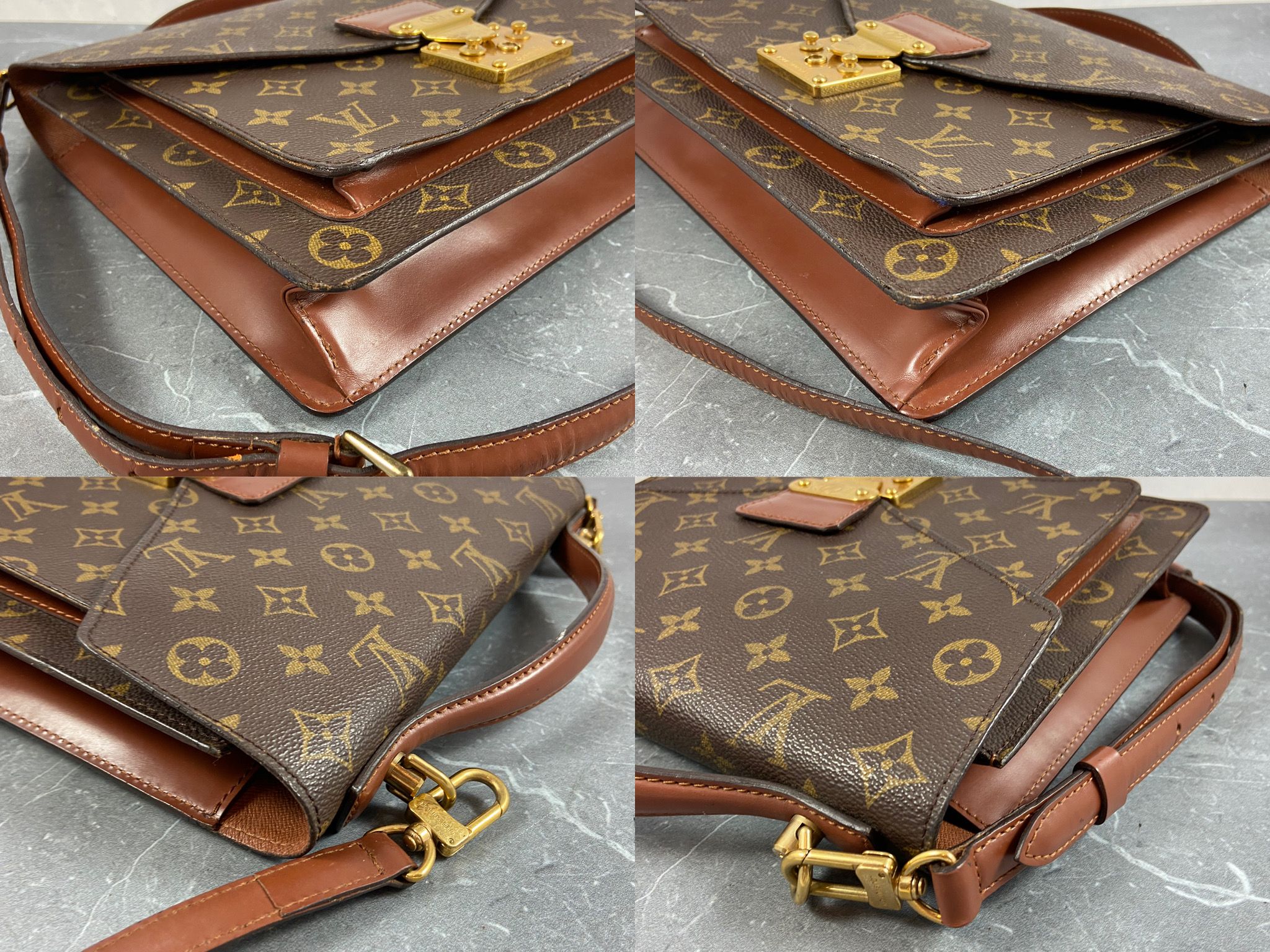 Louis Vuitton Monceau 28 Monogram Canvas