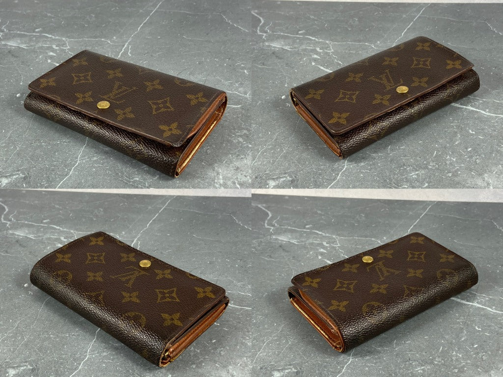 Louis Vuitton Porte-Monnaie Tresor Monogram Canvas