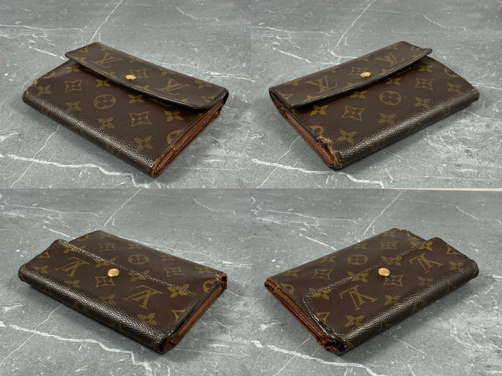 Louis Vuitton Porte Tresor Etui Wallet Monogram Canvas