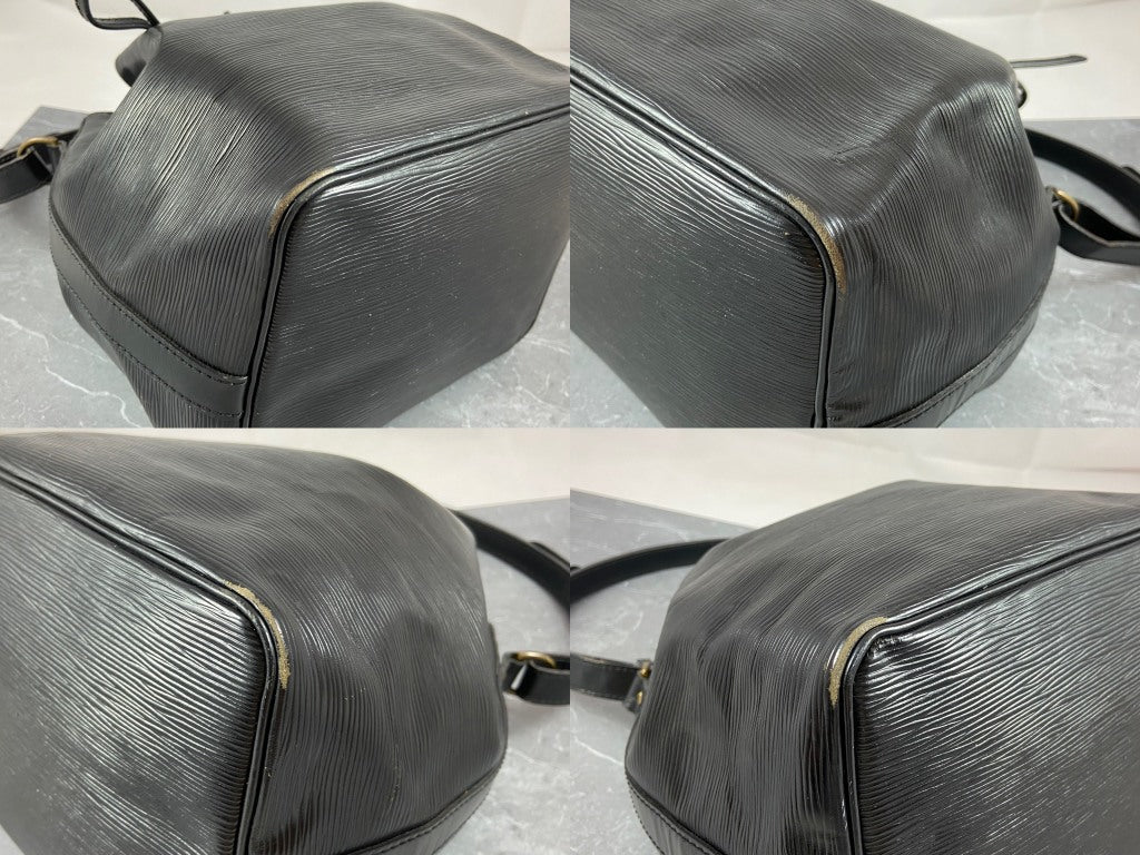 Louis Vuitton Sac Noé Petit Black Epi Leather