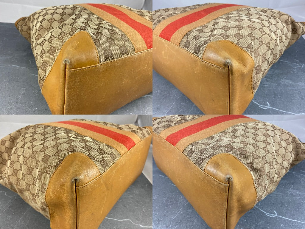 Gucci Hand / Tote Bag Beige GG Monogram