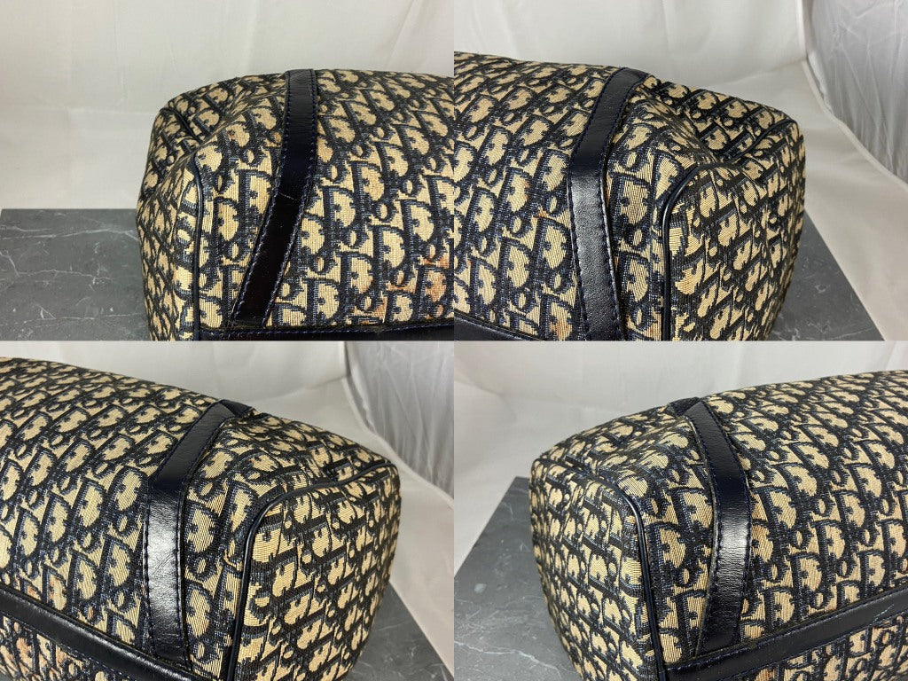 Christian Dior Boston / Duffle Bag Blue Trotter Monogram
