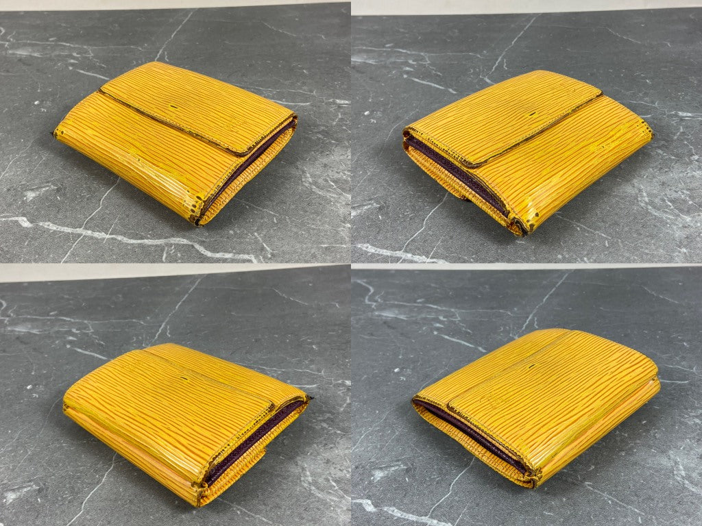 Louis Vuitton Elise Wallet Black Epi Leather