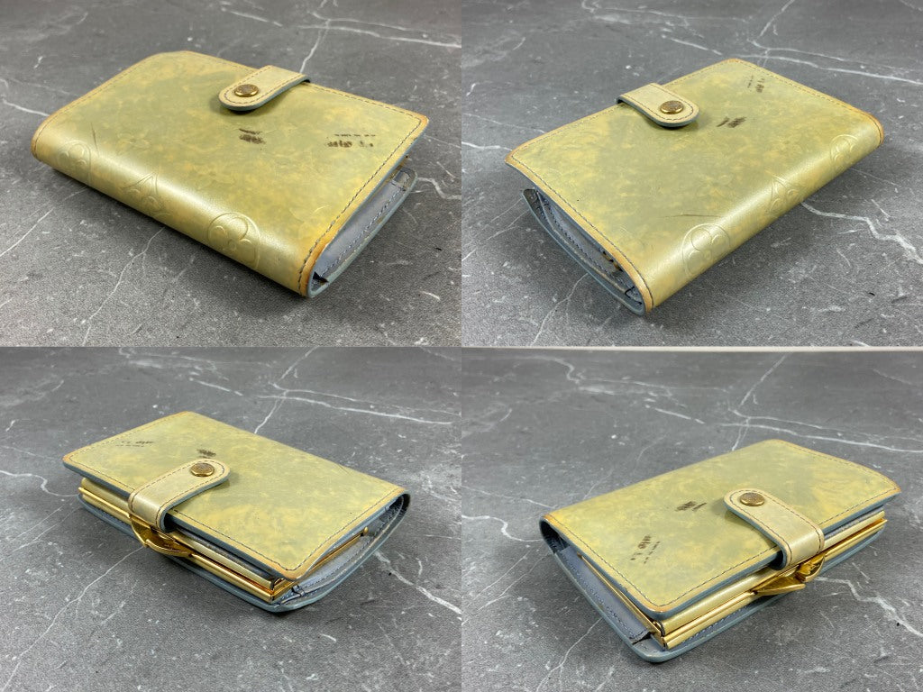 Louis Vuitton French Compact Wallet Black Vernis Leather