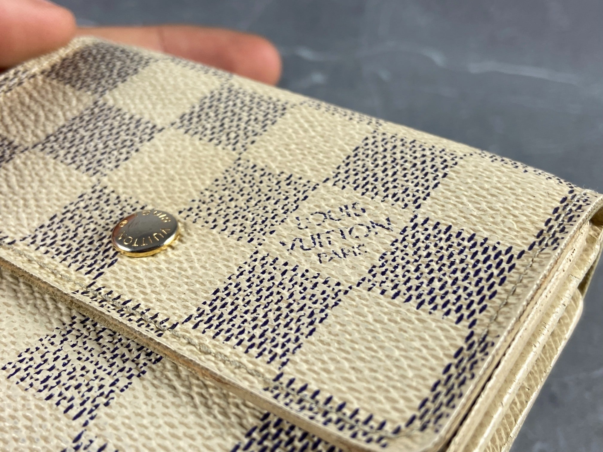 Louis Vuitton Elise Wallet Damier Azur Canvas