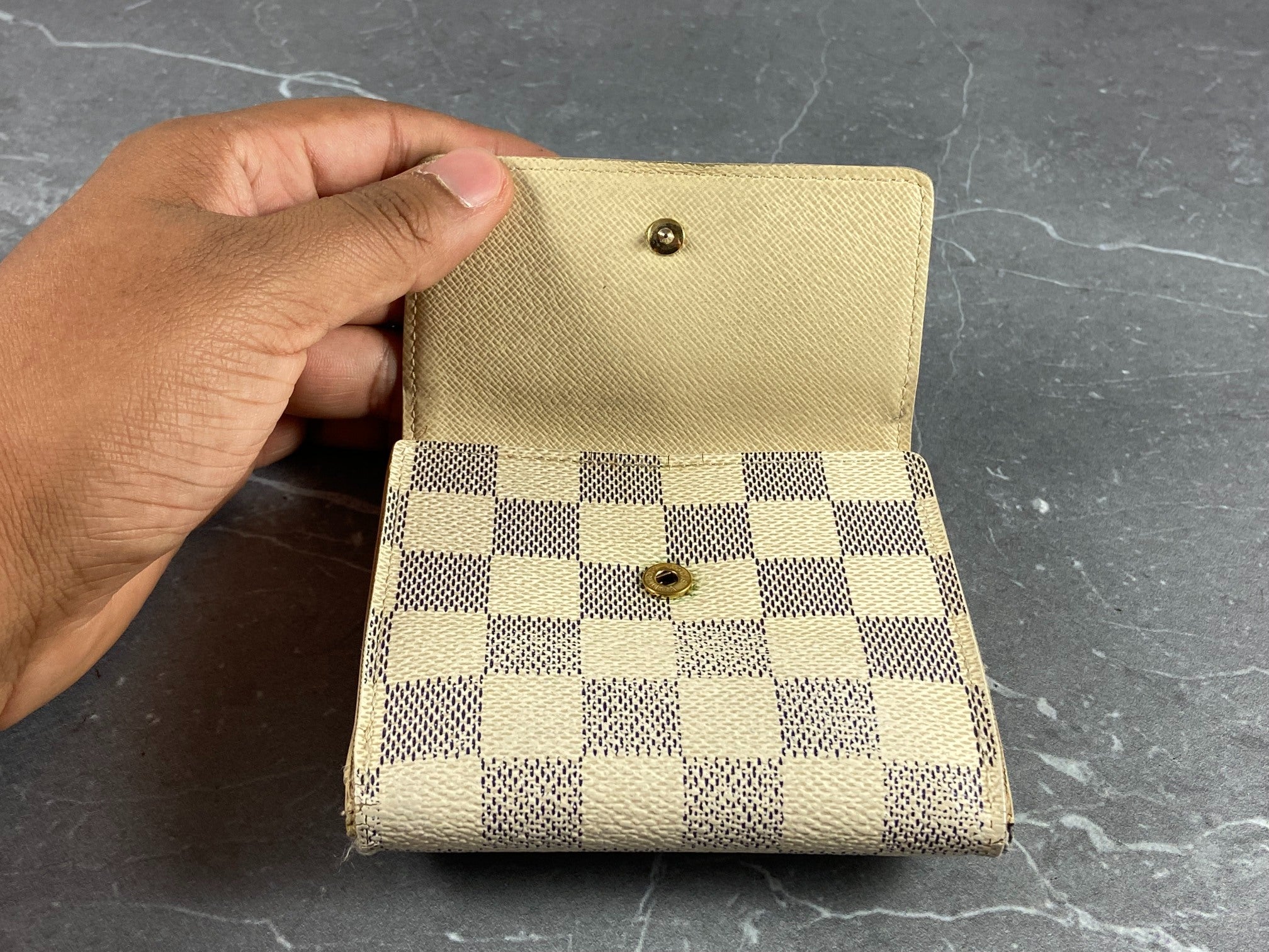 Louis Vuitton Elise Wallet Damier Azur Canvas