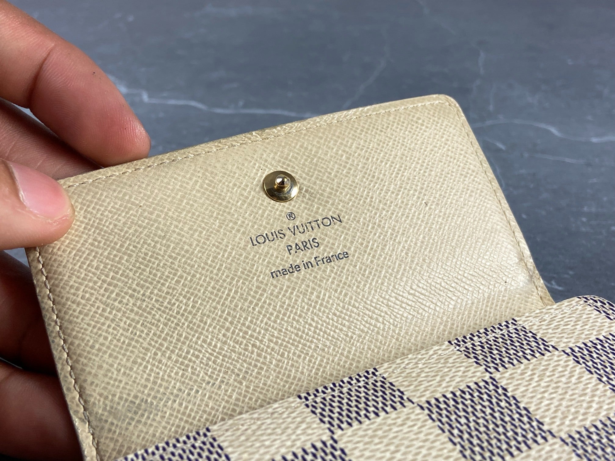 Louis Vuitton Elise Wallet Damier Azur Canvas